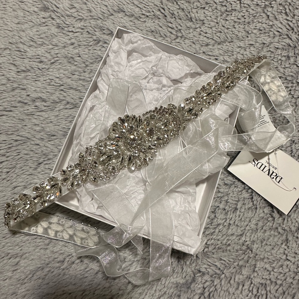 Crystal bridal belt / sash